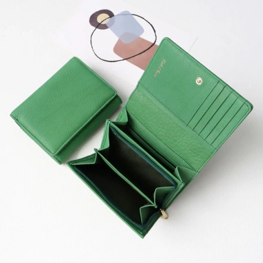 Ví nữ gấp da bò Pink Ohara nhiều ngăn, vừa GPLX, thẻ BHYT - giá 750.000đ (giá gốc 945.000đ) 7
