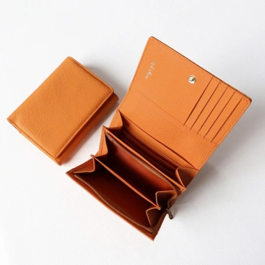 Ví nữ gấp da bò Pink Ohara nhiều ngăn, vừa GPLX, thẻ BHYT - giá 750.000đ (giá gốc 945.000đ) 9