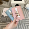 Ví Nữ Gập Lại Di Động Ngắn Tiền Xu - Nơ Dễ Thương, Túi Ly Hợp Da, Đựng Thẻ SBS 7