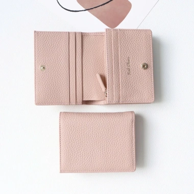 Ví Nữ Gấp Mini PINK OHARA Da Bò Thật - Giá chỉ 650.000, giảm mạnh so với 825.500 9