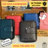 Ví nữ khắc tên LIDAN handmade vintage - Quà tặng 20/10 & 8/3, giảm giá 499k