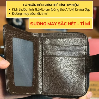Ví nữ khắc tên LIDAN handmade vintage - Quà tặng 20/10 & 8/3, giảm giá 499k 3 Ví nữ khắc tên LIDAN handmade vintage - Quà tặng 20/10 & 8/3, giảm giá 499k 3