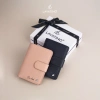 Ví Nữ LAVATINO SAM WB42 Da Saffiano Chống Xước, Chống Nước, Khắc Tên Miễn Phí