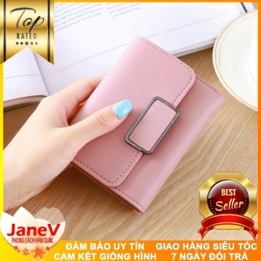 Ví Nữ Mini 5 Màu Khóa Vuông Phong Cách Hàn Quốc - Free Ship, Giá Giảm 389.000