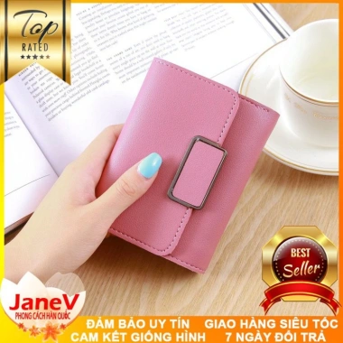 Ví Nữ Mini 5 Màu Khóa Vuông Phong Cách Hàn Quốc - Free Ship, Giá Giảm 389.000