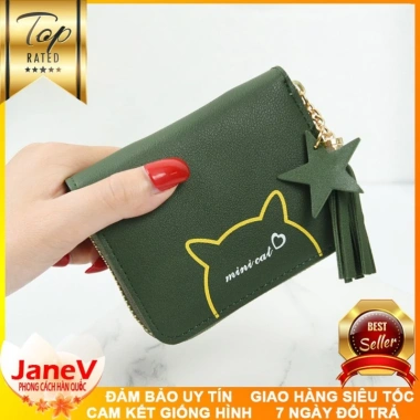 Ví Nữ Mini 8 Màu Cầm Tay Dễ Thương Hàn Quốc TVNN224 - Miễn Phí Ship, Giá Ưu Đãi 409k 5