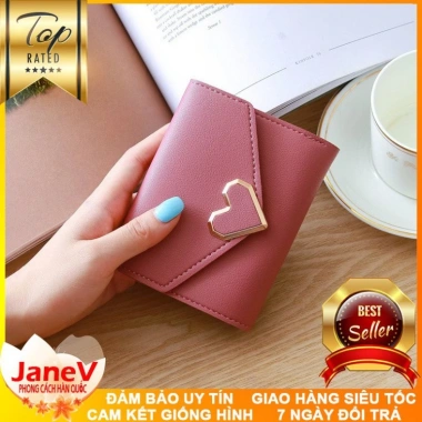 Ví Nữ Mini 8 Màu Khóa Tim Phong Cách Hàn Quốc – Free Ship, Giá chỉ 389.000₫ 3