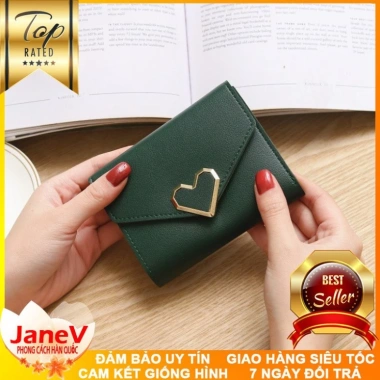 Ví Nữ Mini 8 Màu Khóa Tim Phong Cách Hàn Quốc – Free Ship, Giá chỉ 389.000₫ 4