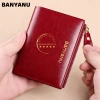 Ví nữ mini da bò gập đựng tiền BANYANU cao cấp, đầy màu, có hộp quà, giảm còn 239k 8