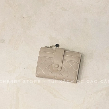 Ví nữ mini dáng ngắn thiết kế gập đôi QC L1 màu pastel xinh xắn giá 171.000₫ 10