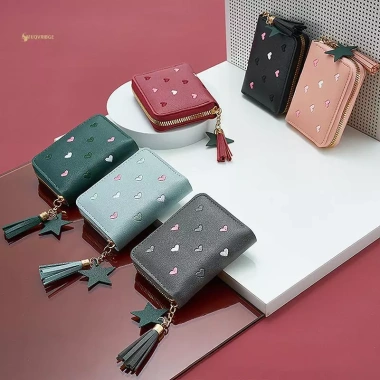 Ví Nữ Mini Dây Kéo Da PU Xinh Xắn, Nhỏ Gọn, Giá ưu đãi 52.200 VND – Phong cách cô gái