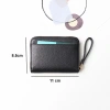 Ví Nữ Mini Khóa Zip Pink Ohara Da Bò Ngăn Tiền Thẳng, Giá 520k Giảm Đặc Biệt 3