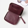 Ví Nữ Mini Khóa Zip Pink Ohara Da Bò Ngăn Tiền Thẳng, Giá 520k Giảm Đặc Biệt 8