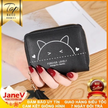 Ví Nữ Mini Ngắn 5 Màu Hàn Quốc TVNN288 - Dễ Thương, Freeship, Giá chỉ 395.000