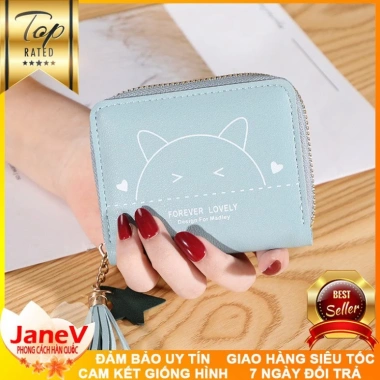 Ví Nữ Mini Ngắn 5 Màu Hàn Quốc TVNN288 - Dễ Thương, Freeship, Giá chỉ 395.000