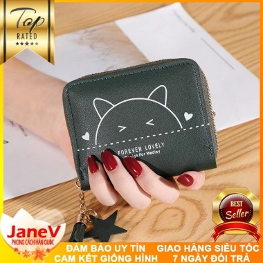 Ví Nữ Mini Ngắn 5 Màu Hàn Quốc TVNN288 - Dễ Thương, Freeship, Giá chỉ 395.000