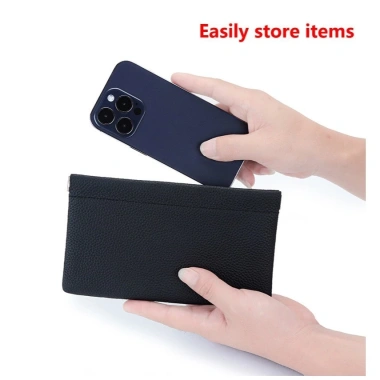 Ví nữ mỏng da thật có dây kéo – Thiết kế thanh lịch, nhẹ, giảm giá 22% chỉ 214,550₫