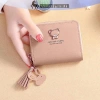 Ví Nữ Ngắn Dễ Thương Đồng Xu Bỏ Túi Đựng Thẻ Dây Kéo Thời Trang cho Bé Gái, Giá 50.000 VND 2
