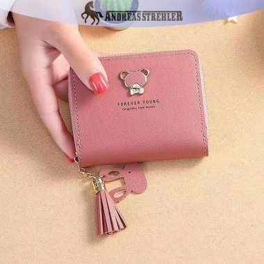 Ví Nữ Ngắn Dễ Thương Đồng Xu Bỏ Túi Đựng Thẻ Dây Kéo Thời Trang cho Bé Gái, Giá 50.000 VND 3