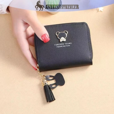 Ví Nữ Ngắn Dễ Thương Đồng Xu Bỏ Túi Đựng Thẻ Dây Kéo Thời Trang cho Bé Gái, Giá 50.000 VND 6