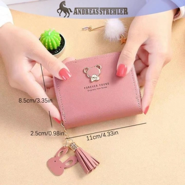 Ví Nữ Ngắn Dễ Thương Đồng Xu Bỏ Túi Đựng Thẻ Dây Kéo Thời Trang cho Bé Gái, Giá 50.000 VND 7