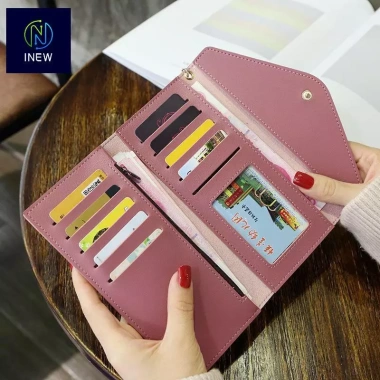 Ví nữ thời trang mùa xuân hè 2.024 - Thiết kế trái tim, dây chuyền đơn giản, vải lánh đa năng, giá chỉ 39.200₫ 3