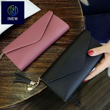 Ví nữ thời trang mùa xuân hè 2.024 - Thiết kế trái tim, dây chuyền đơn giản, vải lánh đa năng, giá chỉ 39.200₫ 4