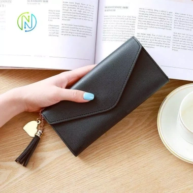 Ví nữ thời trang mùa xuân hè 2.024 - Thiết kế trái tim, dây chuyền đơn giản, vải lánh đa năng, giá chỉ 39.200₫ 7