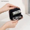 Ví Nữ Xếp Ly - Nhiều Khe Thẻ, Màu Trơn, Túi Đựng Tiền Di Động, Giá 57.000 5