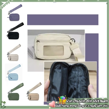 Ví Nylon đa chức năng nhỏ gọn, dây buộc, hộp thẻ chống nước, đựng tiền xu Ví Nylon đa chức năng nhỏ gọn, dây buộc, hộp thẻ chống nước, đựng tiền xu