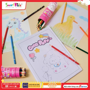 Vỉ Ống Bút Chì Màu Coco Puff Smartkids 12/24/36 Màu Thiết Kế Dễ Thương Chuẩn EN71 An Toàn Cho Bé Giá Ưu Đãi 18.400₫ 7 Vỉ Ống Bút Chì Màu Coco Puff Smartkids 12/24/36 Màu Thiết Kế Dễ Thương Chuẩn EN71 An Toàn Cho Bé Giá Ưu Đãi 18.400₫ 7