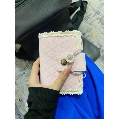 Ví passport handmade vải nhung tăm hoa nhí - Giá chỉ 109.000đ, giảm tới 22%