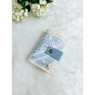 Ví passport handmade vải nhung tăm hoa nhí - Giá chỉ 109.000đ, giảm tới 22%