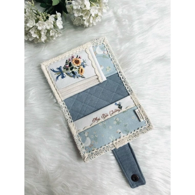 Ví passport handmade vải nhung tăm hoa nhí - Giá chỉ 109.000đ, giảm tới 22% 9 Ví passport handmade vải nhung tăm hoa nhí - Giá chỉ 109.000đ, giảm tới 22% 9