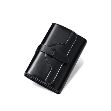 Ví RFID Da Thật Nữ Gấp Ngắn Đa Năng Chặn Thẻ Tiền Sáp Dầu - Giá 340.200₫ 7