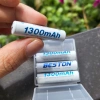 Vỉ sạc 4 Pin AAA Beston 3A – Tặng hộp đựng, sạc nhanh, thay pin điều khiển TV, điều hòa