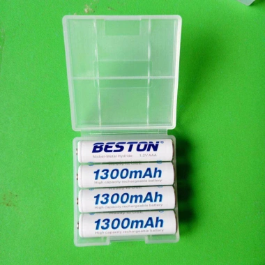 Vỉ sạc 4 Pin AAA Beston 3A – Tặng hộp đựng, sạc nhanh, thay pin điều khiển TV, điều hòa
