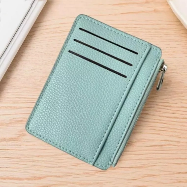 Ví Siêu Mỏng Dây Kéo PU Đựng Tiền & Thẻ Nhiều Khe Dung Tích Lớn Nam Nữ - 58,940₫