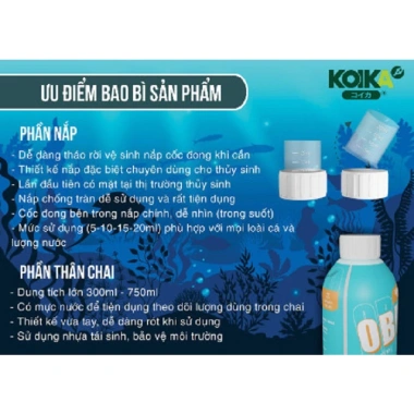 Vi sinh KOIKA OBIO cá lóc Tết 2.026 - Cao cấp cho cá cảnh, giảm còn 46.000₫ 4