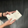 Ví SWITCH da bò thật LEMONT dạng hộp có khóa kéo, ngăn đựng xu - Giá ưu đãi 380k 6