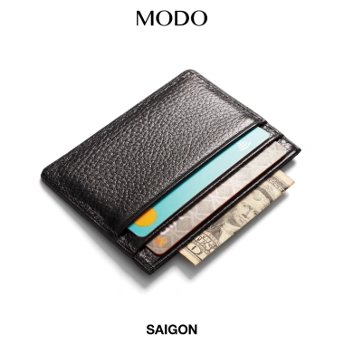 Ví Thẻ Da Bò Thật Da Mill Siêu Bền - MIND CAFE Card Holder Giá Ưu Đãi 165k