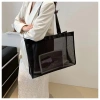 Ví & Túi du lịch nữ tote trong suốt dung tích lớn, lưới tổ chức - In bãi biển, giảm 22%