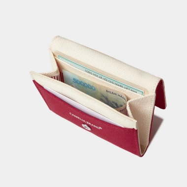 Ví vải CAMELIA BRAND Flap Card Wallet - Đựng thẻ tiện lợi, giảm giá 290k 2