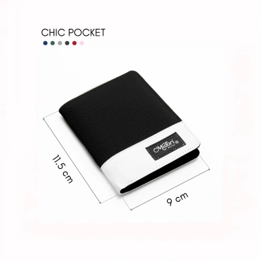 Ví Vải Đứng Chic Unisex Polyester Bền Đẹp Trượt Nước - M Studio | Giá 185k 9