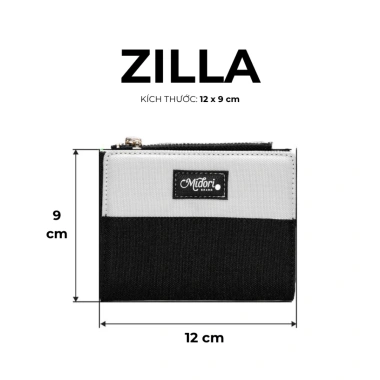 Ví Vải ZILLA Khóa Kéo Unisex Nam Nữ Polyester Bền Đẹp Trượt Nước - MONZI 185k 9 Ví Vải ZILLA Khóa Kéo Unisex Nam Nữ Polyester Bền Đẹp Trượt Nước - MONZI 185k 9