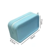 Ví vuông AllGIFT silicone có dây đeo cổ tay, đựng tiền xu, mỹ phẩm, nhỏ gọn, giảm giá 2