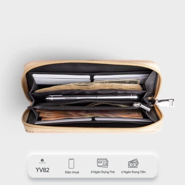 Ví Yuumy da nữ thời trang YV82 - Sang trọng, giảm giá 229.000 dong, Bagsmart 6 Ví Yuumy da nữ thời trang YV82 - Sang trọng, giảm giá 229.000 dong, Bagsmart 6