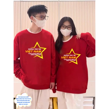 Video áo nỉ gia đình cờ đỏ sao vàng Đánh bão, nhảy dân vũ, tập thể, chỉ 65.000₫