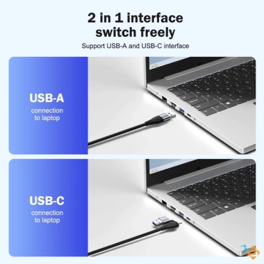 Video Capture Card Lemorele 4K HDMI sang USB-Type-C - Livestream PS4/5, PC, Laptop, Switch, giảm giá 299k