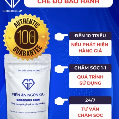 Viên Ăn Ngon GG hỗ trợ ăn ngon, ngủ ngon, cải thiện tiêu hoá, tăng cân người gầy - Giá 935.000 VND 5